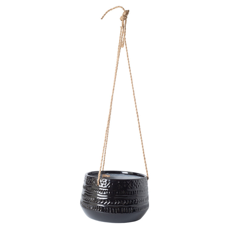 Dakota Fields Ceramic Hanging Planter & Reviews Wayfair